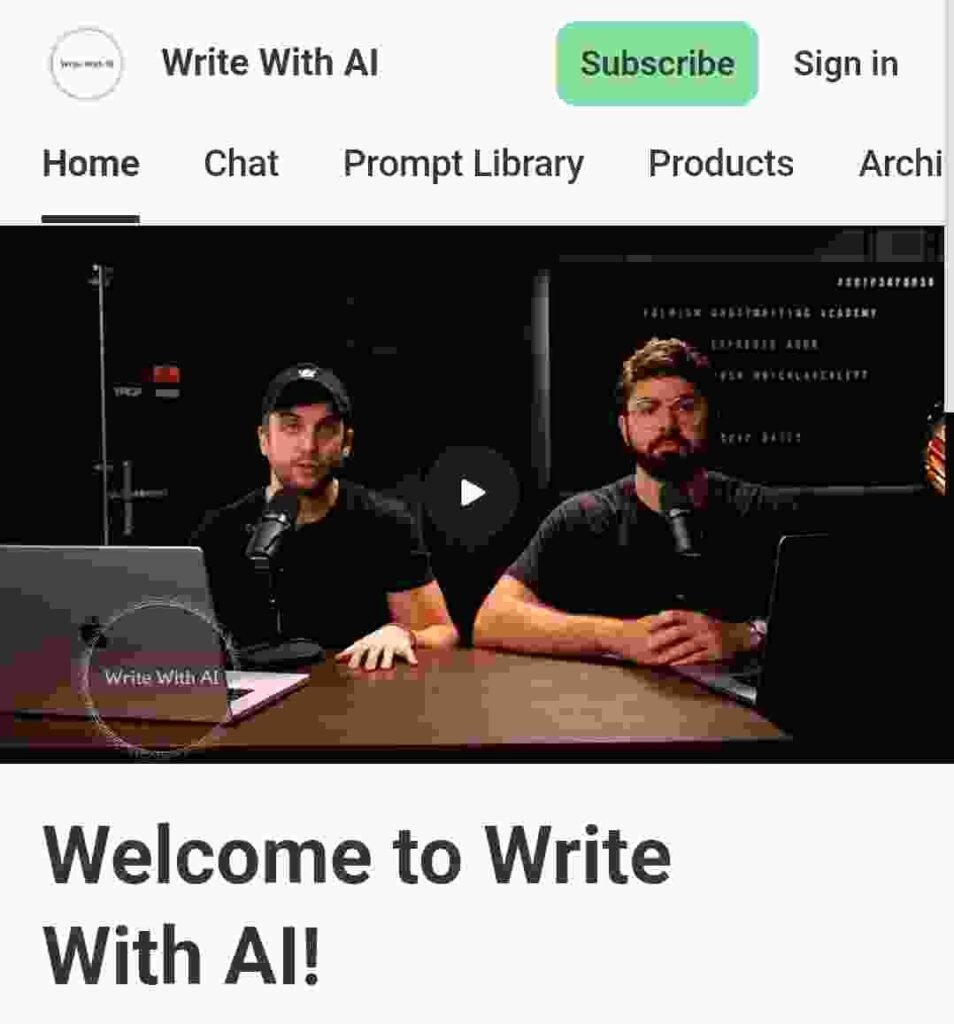 Nicolas Cole & Dickie Bush - Write With AI Newsletter