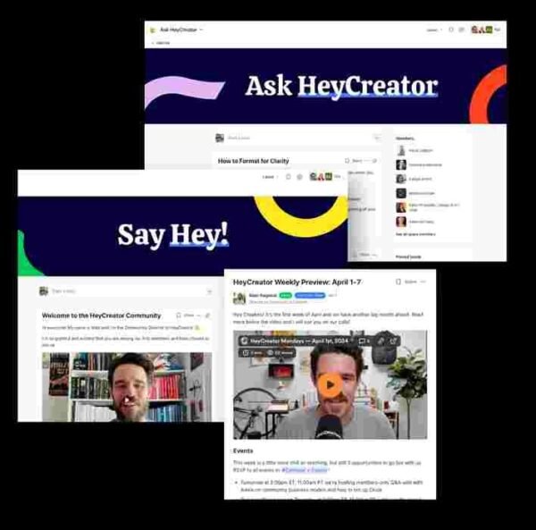 HeyCreator course